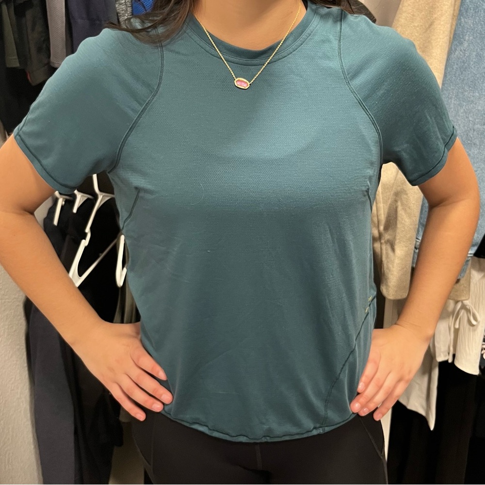 Lululemon Women's Teal Athletic Top